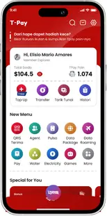 T-Pay Mobile App UI